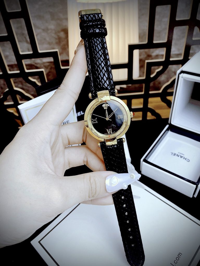 Đồng hồ Versace Revive nữ dây da 3 màu Like Auth 35mm