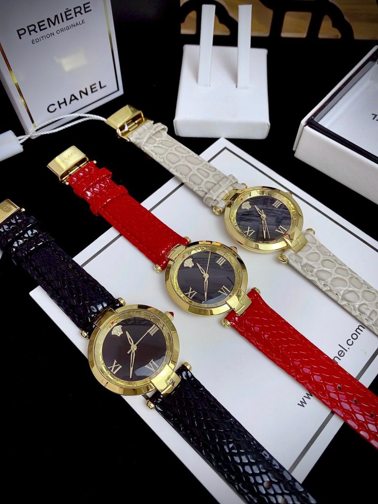 Đồng hồ Versace Revive nữ dây da 3 màu Like Auth 35mm