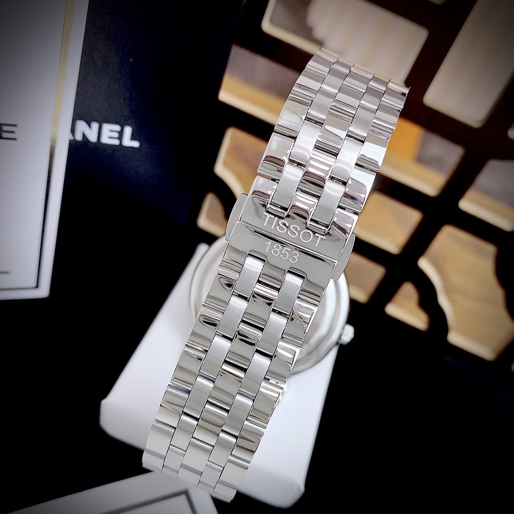 Đồng hồ nam Tissot Carson T122.410.11.033.00 dây kim loại Super Fake 40mm (2) Đồng hồ nam Tissot Carson T122.410.11.033.00 dây kim loại Super Fake 40mm