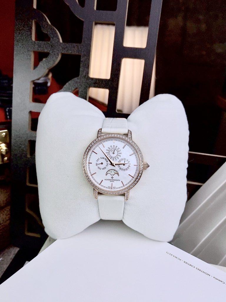 Đồng hồ nữ Vacheron Constantin Traditionnelle 2 màu dây Like auth 36.5mm