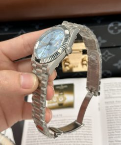 Đồng Hồ Rolex Rep 1 1 Mặt Xanh Băng Nhà Máy GS Tinh Chỉnh 160 Gram 40mm (1)