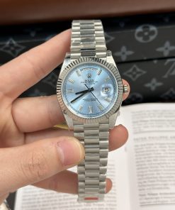 Đồng Hồ Rolex Rep 1 1 Mặt Xanh Băng Nhà Máy GS Tinh Chỉnh 160 Gram 40mm (1)