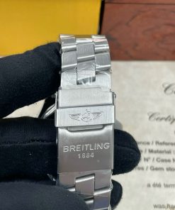 Đồng hồ Breitling Superocean Chronometre nam mặt đen Fake giá rẻ 45mm