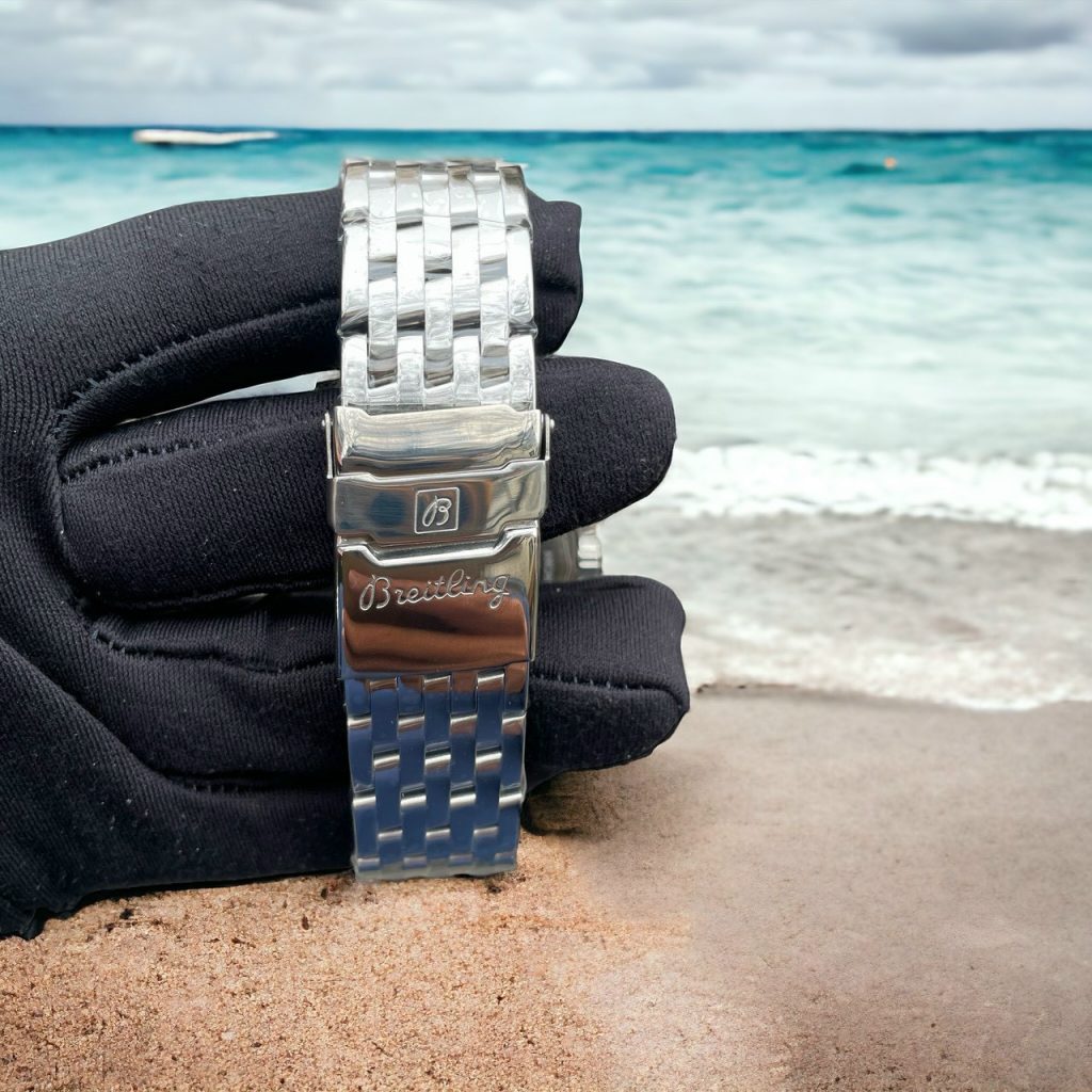 Đồng hồ Breitling nam dây kim loại Fake giá rẻ 45mm