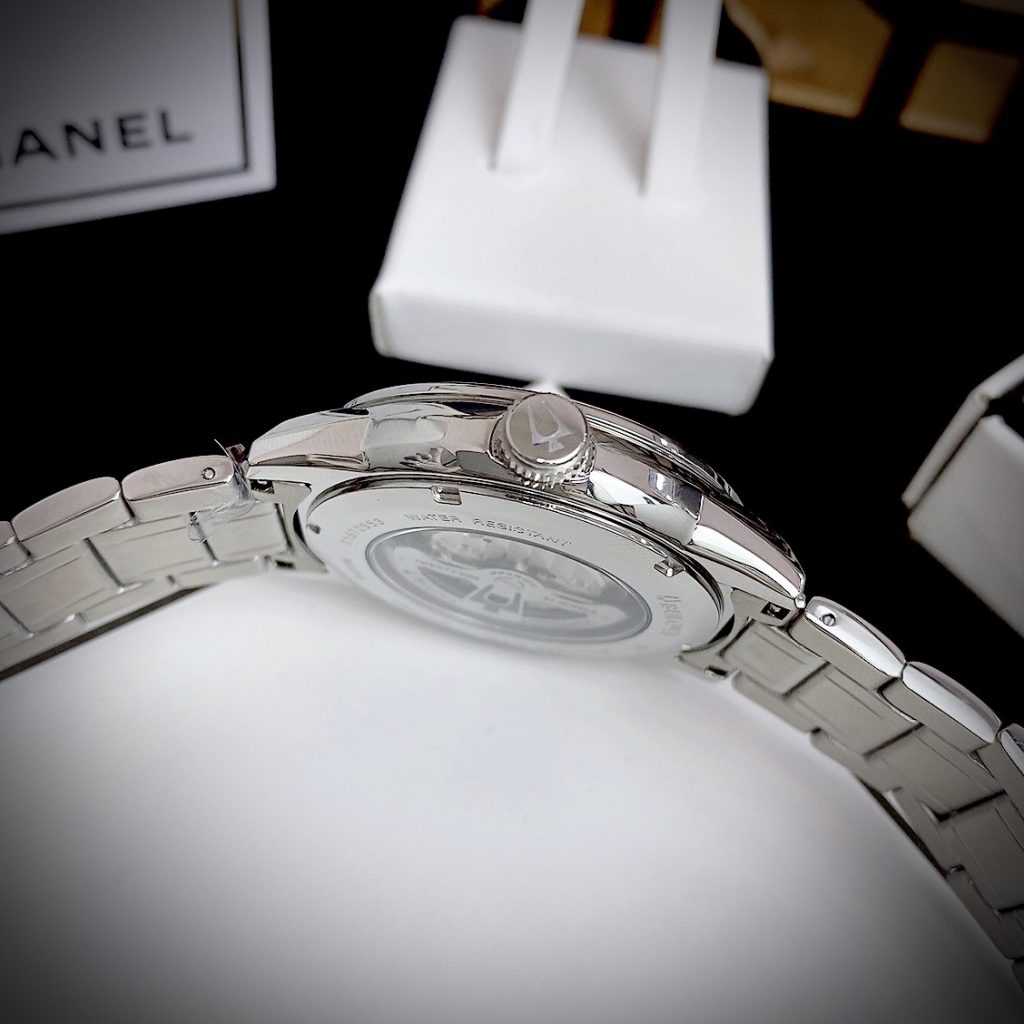 Đồng hồ Bulova 96A123 nam dây kim loại 3 màu mặt Like Auth 42mm