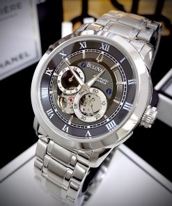 Đồng hồ Bulova 96A123 nam dây kim loại 3 màu mặt Like Auth 42mm