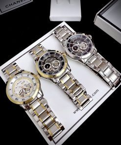 Đồng hồ Bulova 96A123 nam dây kim loại 3 màu mặt Like Auth 42mm