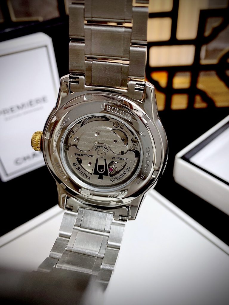 Đồng hồ Bulova 96A123 nam dây kim loại 3 màu mặt Like Auth 42mm