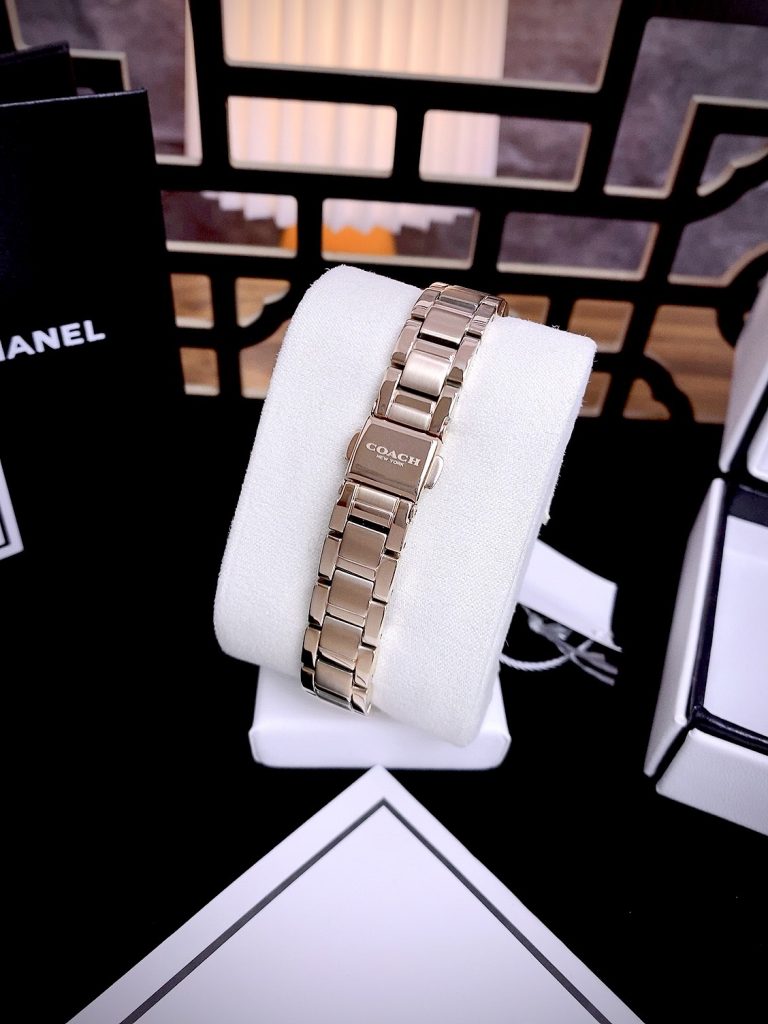 Đồng hồ Coach Park Mother Steel nữ đính đá Like Auth 26mm