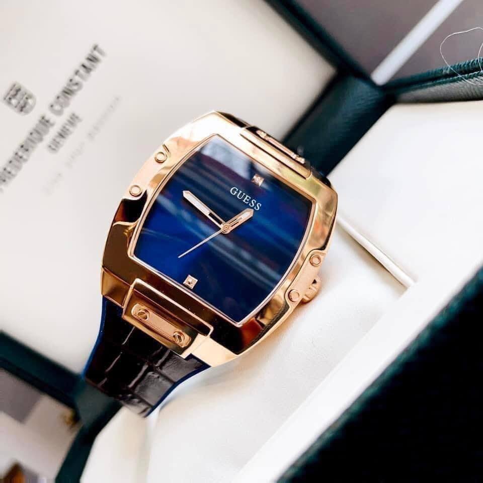 Đồng hồ Gess GW0386G3 nam dây da nâu Like Auth 43x51mm