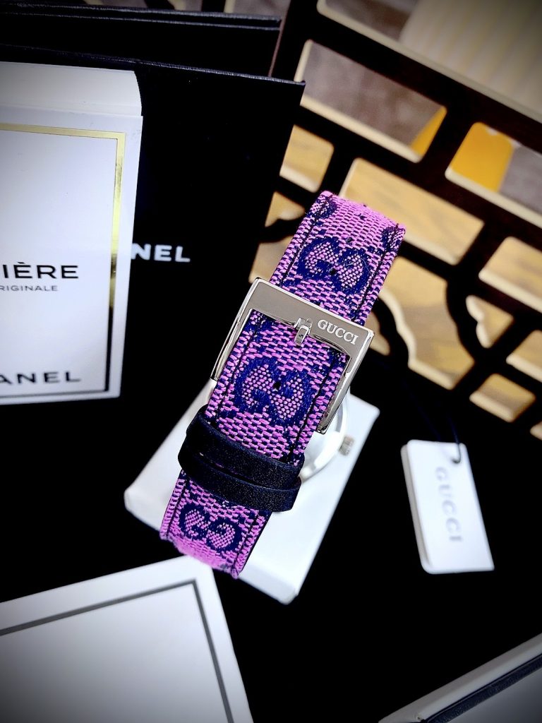 Đồng hồ Gucci G-Timeless nữ mặt màu tím Like Auth 38mm