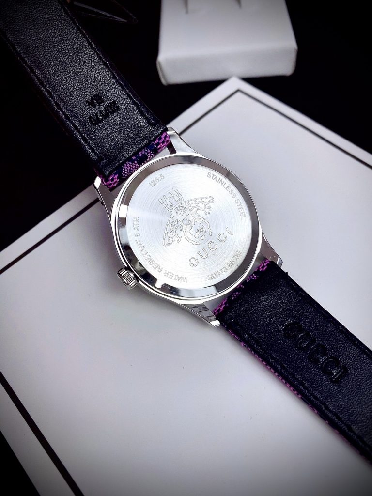 Đồng hồ Gucci G-Timeless nữ mặt màu tím Like Auth 38mm