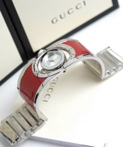 Đồng hồ Gucci Like Auth màu hồng dạng lắc tay 23 (4)