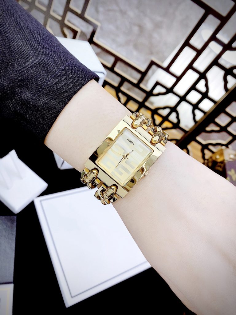Đồng hồ Guess Montre nữ màu vàng Gold GW0294L2 Like Auth 28x36mm