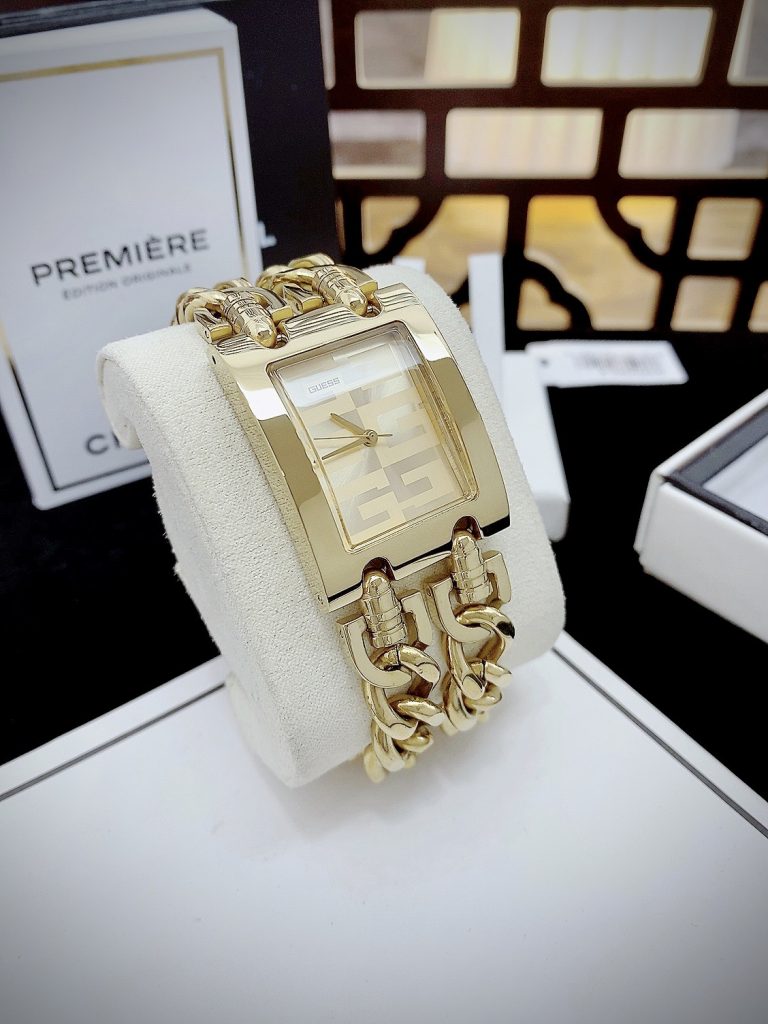 Đồng hồ Guess Montre nữ màu vàng Gold GW0294L2 Like Auth 28x36mm