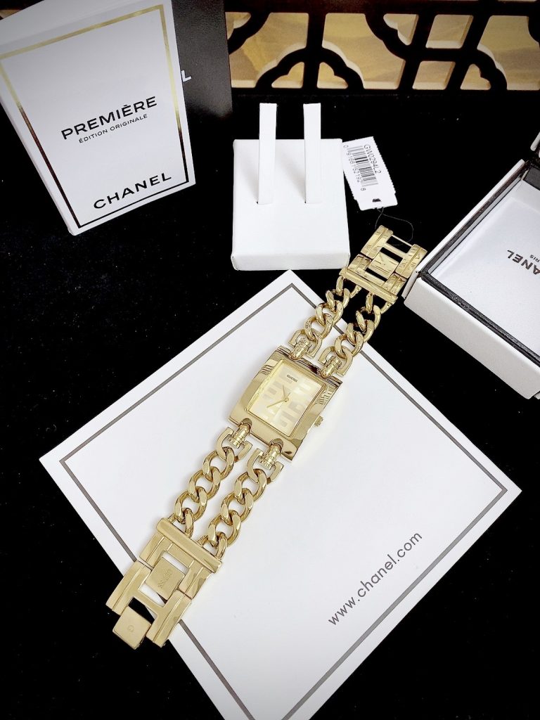 Đồng hồ Guess Montre nữ màu vàng Gold GW0294L2 Like Auth 28x36mm