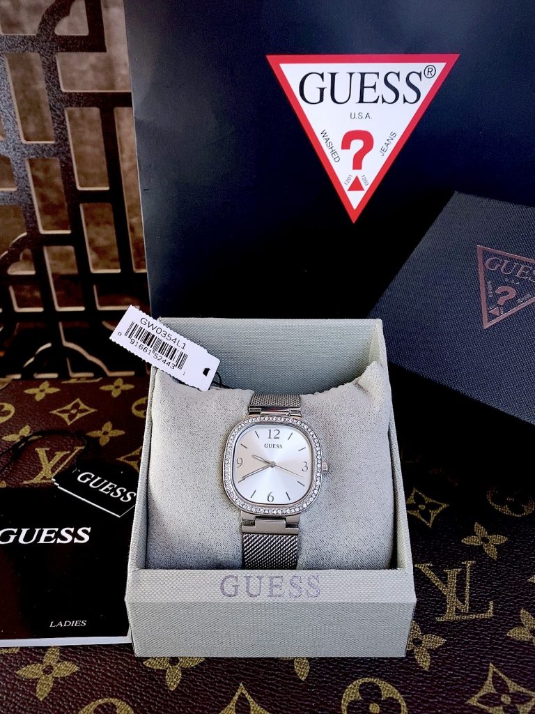 Đồng hồ Guess Tapestry Lady nữ dây kim loại GW0354L1 Like Auth 32mm