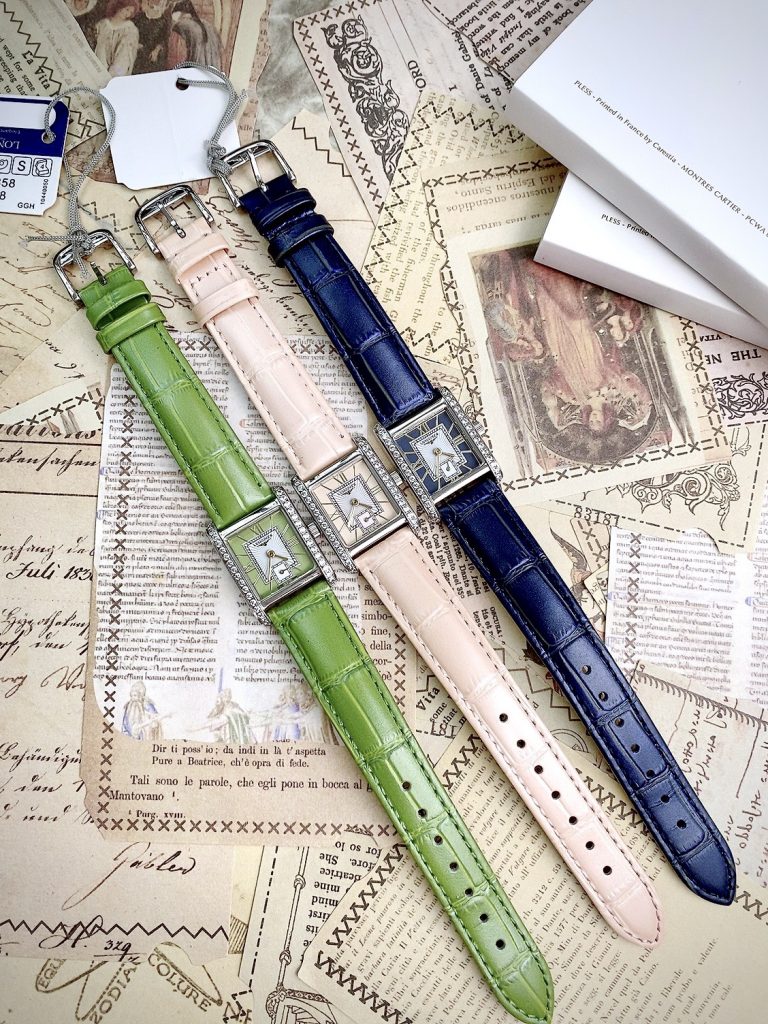 Đồng hồ Longines Dolcevita nữ mặt hình chữ nhật 3 màu L52000992 Super Fake 21.5x29mm