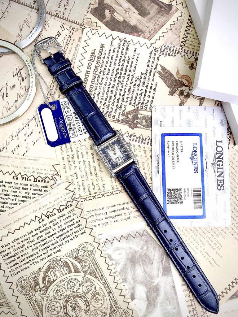 Đồng hồ Longines Dolcevita nữ mặt hình chữ nhật 3 màu L52000992 Super Fake 21.5x29mm