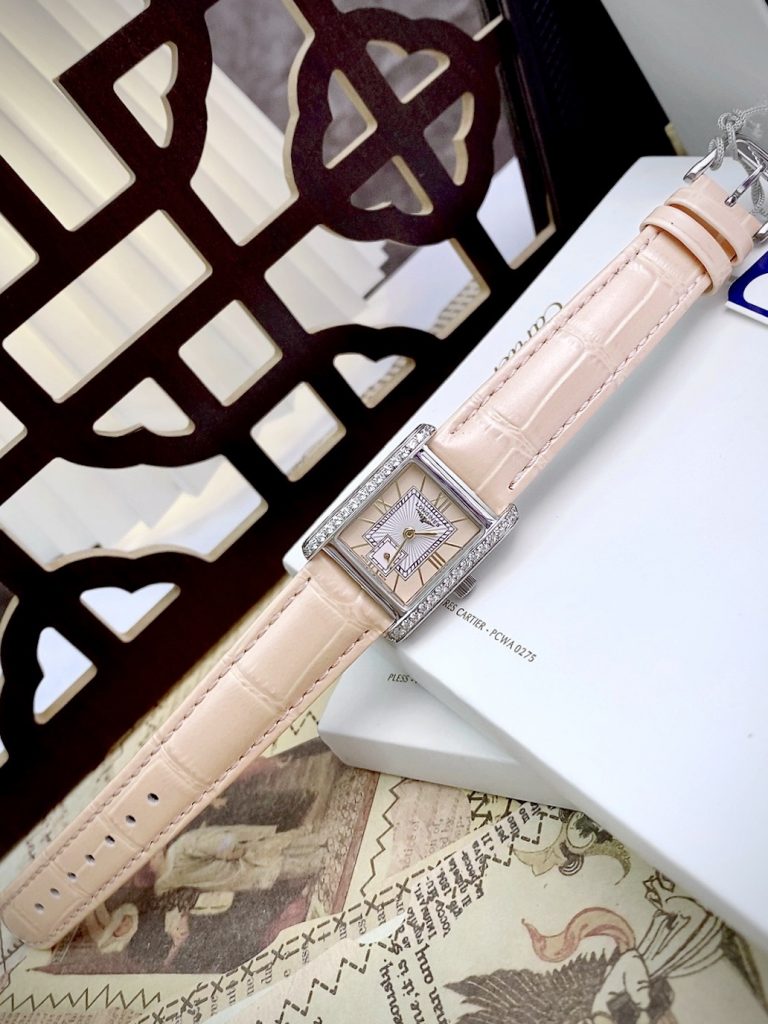 Đồng hồ Longines Dolcevita nữ mặt hình chữ nhật 3 màu L52000992 Super Fake 21.5x29mm