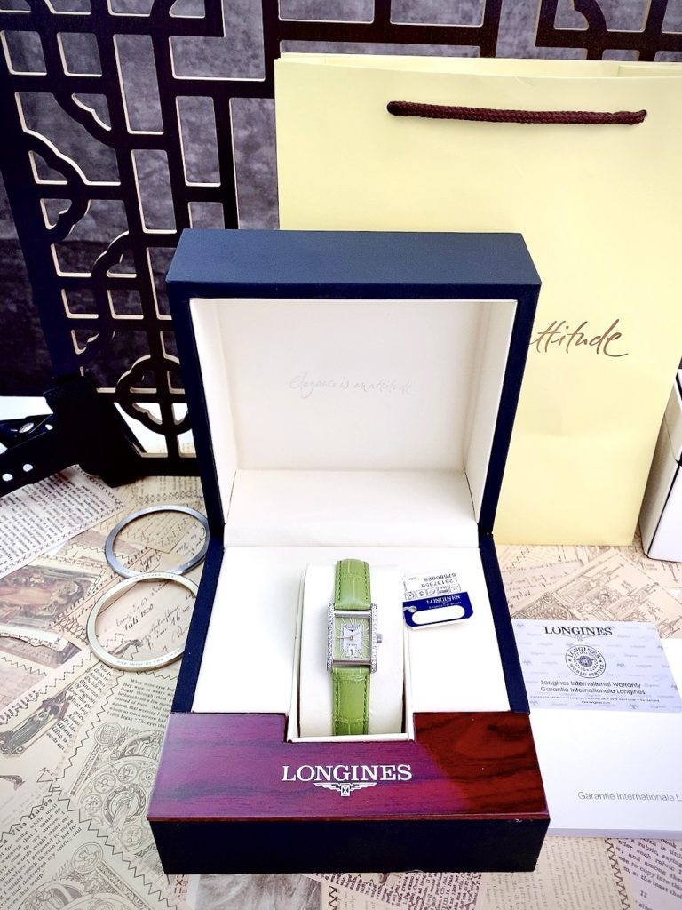 Đồng hồ Longines Dolcevita nữ mặt hình chữ nhật 3 màu L52000992 Super Fake 21.5x29mm