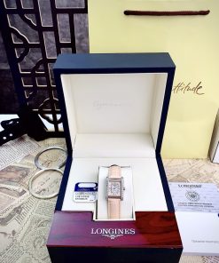 Đồng hồ Longines Dolcevita nữ mặt hình chữ nhật 3 màu L52000992 Super Fake 21.5x29mm