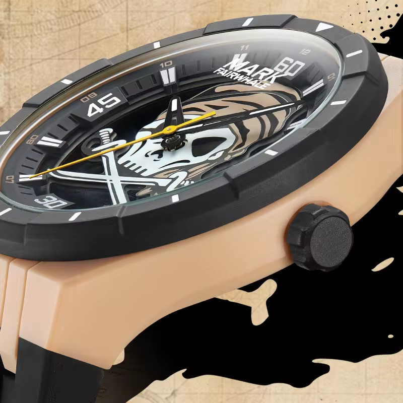 Đồng hồ Mark Fairwhale 5040 nam mặt cướp biển chính hãng 44mm (1)