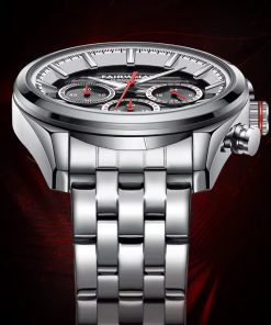 Đồng hồ Mark Fairwhale 5720 nam mặt số 6 kim chính hãng 44mm (1)