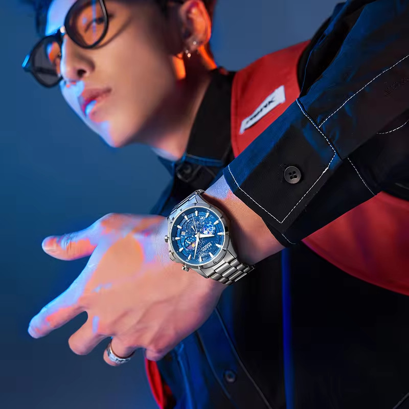 Đồng hồ Mark Fairwhale 5870 nam chính hãng mặt dạ quang 44mm (1)