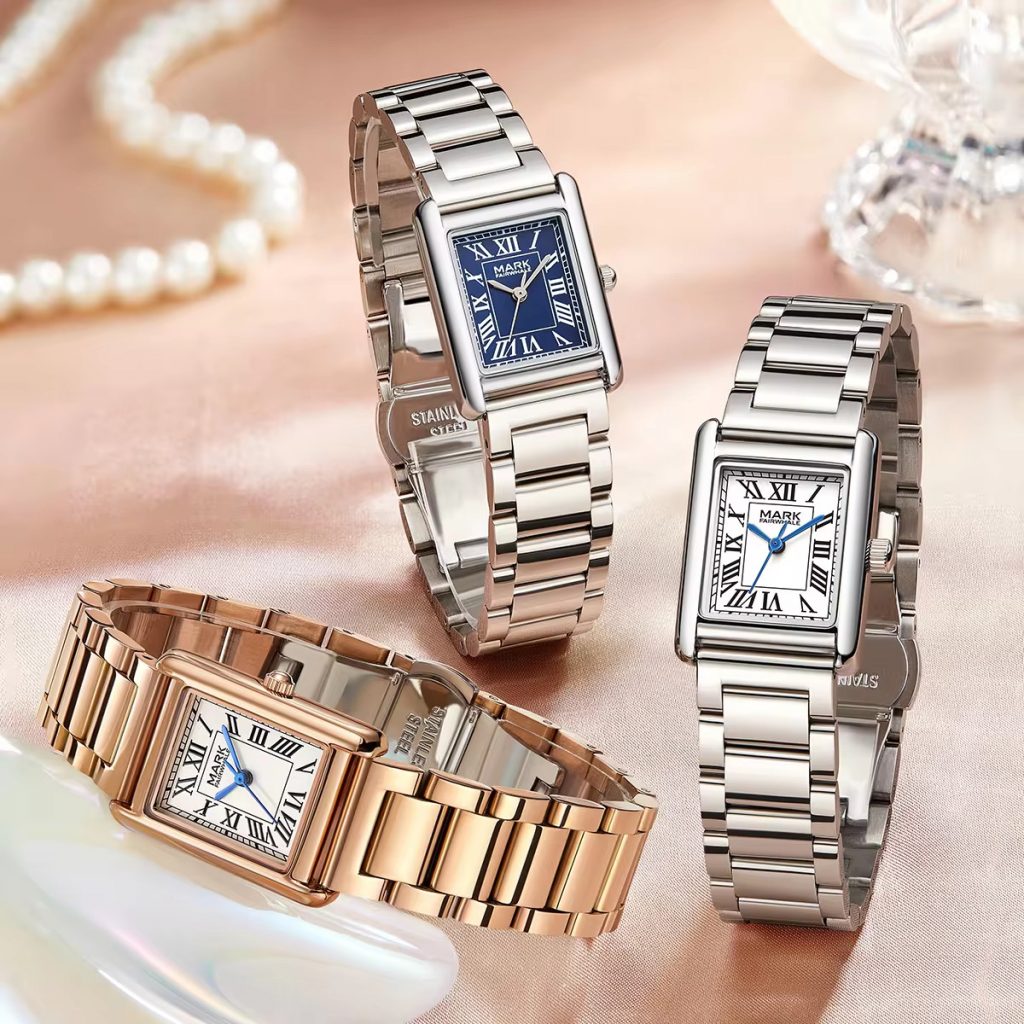 Đồng hồ Mark Fairwhale nữ 3680 tiểu cartier chính hãng 36mm (1)