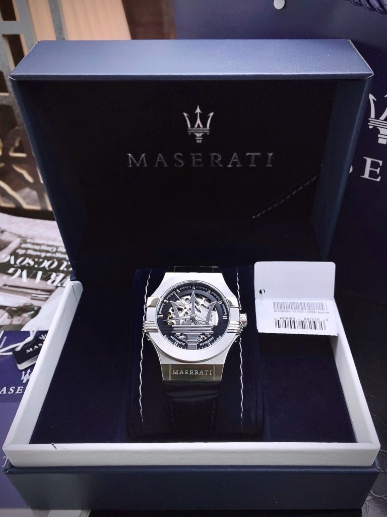 Đồng hồ Maserati Potenza cơ lộ máy Automatic Skeleton nam 42mm (1)
