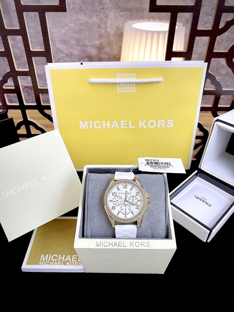 Đồng hồ Michael Kors Mini Pilot Pave Mk7372 nữ đính đá Like Auth 36mm