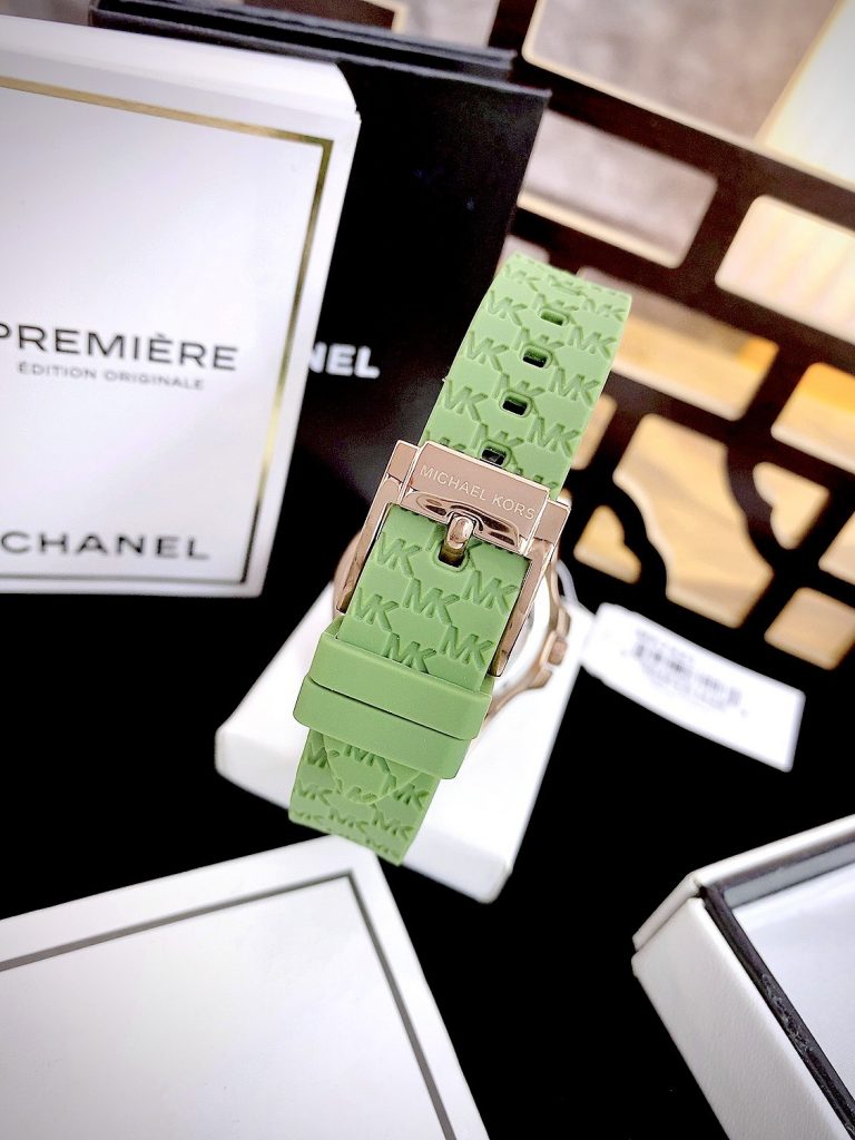 Đồng hồ Michael Kors Mini Pilot Pave nữ màu xanh Mk7421 Like Auth 36mm