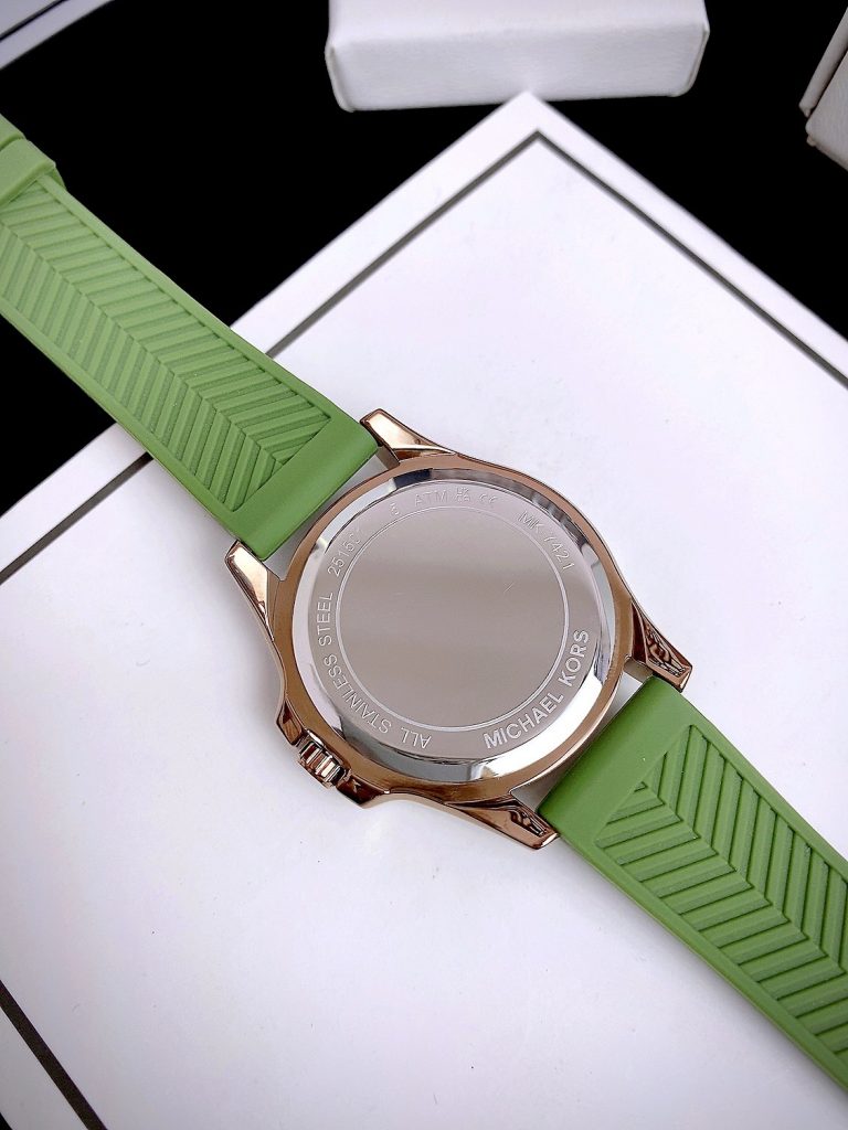 Đồng hồ Michael Kors Mini Pilot Pave nữ màu xanh Mk7421 Like Auth 36mm