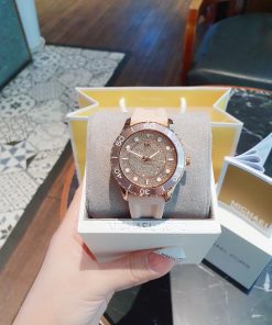 Đồng hồ Michael Kors Runway nữ dây cao su Mk6854 Like Auth 40mm