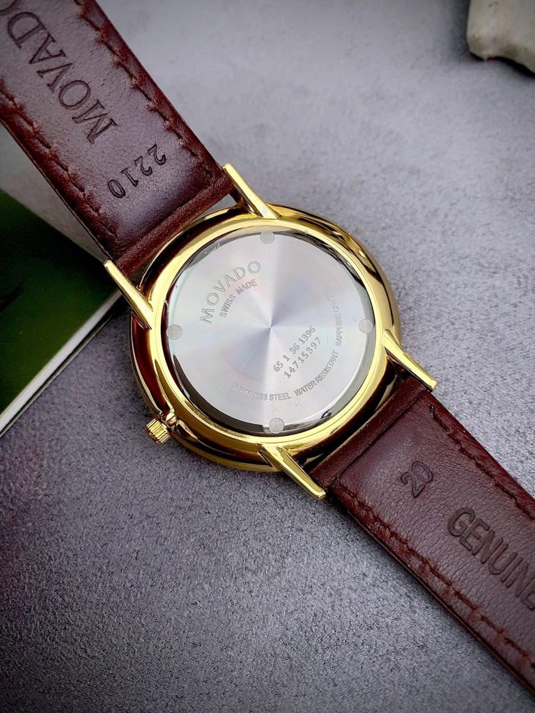 Đồng hồ Movado Ultra Slim nam măt xanh Fake giá rẻ 40mm