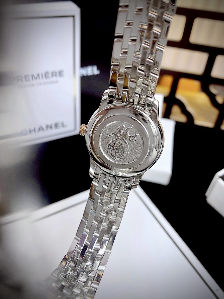 Đồng hồ Omega Deville nữ 3 màu mặt dây kim loại Fake giá rẻ 27.5cm 