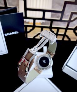 Đồng hồ Omega Ladymatic nữ mặt số màu nâu Super Fake tặng kèm bộ dây 34mm