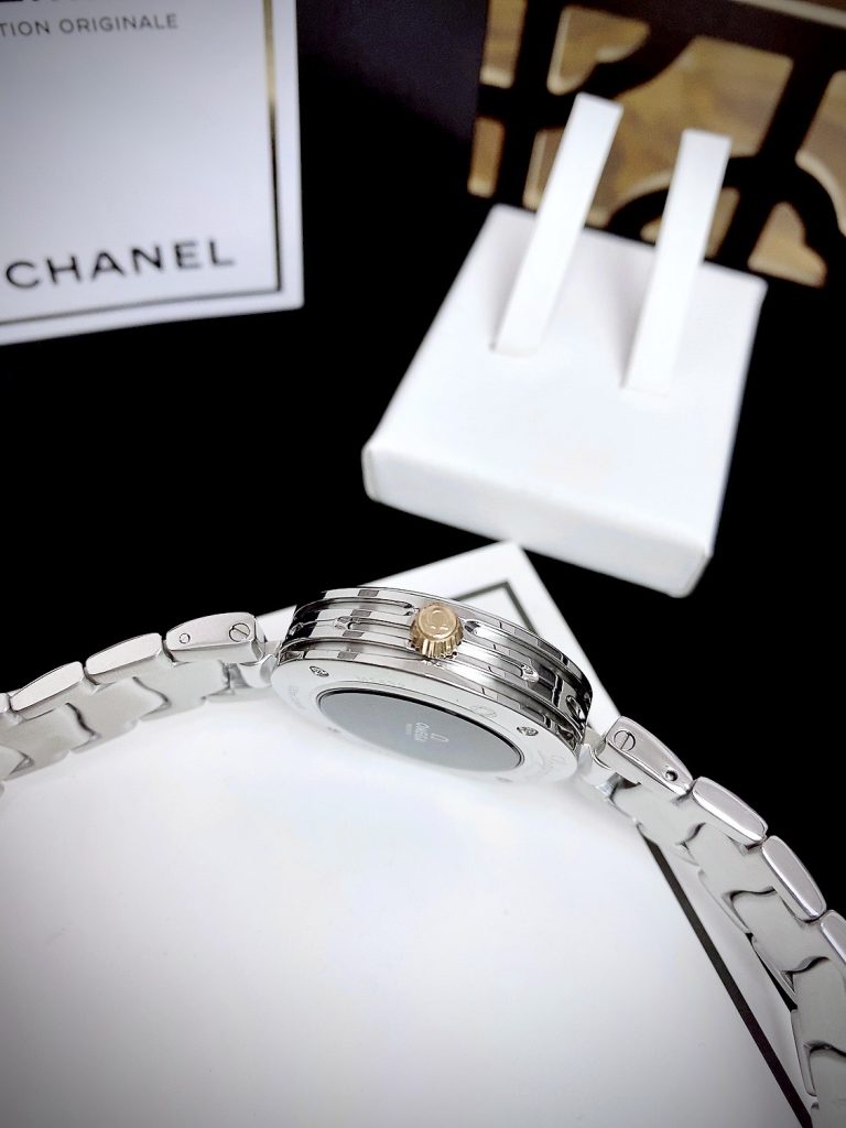 Đồng hồ Omega Ladymatic nữ mặt số màu nâu Super Fake tặng kèm bộ dây 34mm