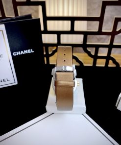 Đồng hồ Omega Ladymatic nữ mặt số màu nâu Super Fake tặng kèm bộ dây 34mm