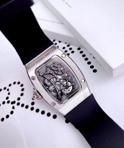 Đồng hồ Richard Mille RM007 nữ đính full đá máy Nhật màu đen 36mm (11)