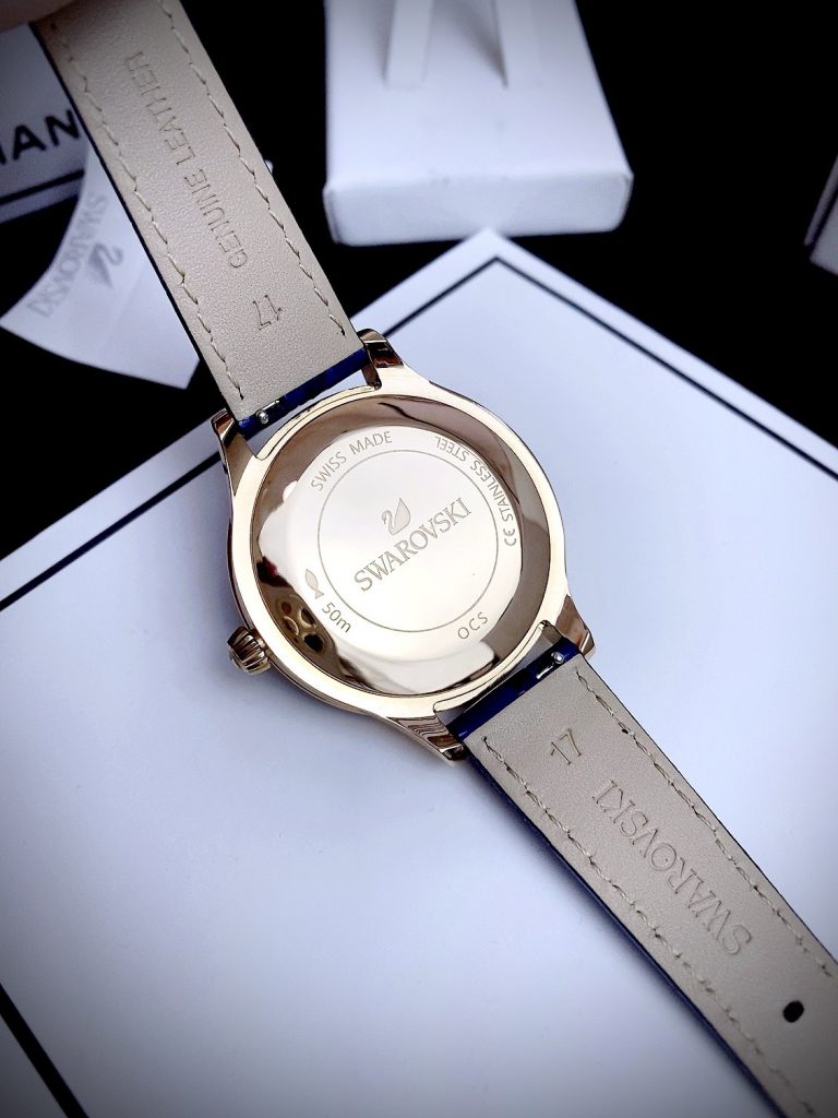 Đồng hồ Swarovski Octea Lux Moon nữ  màu xanh Like Auth 38mm