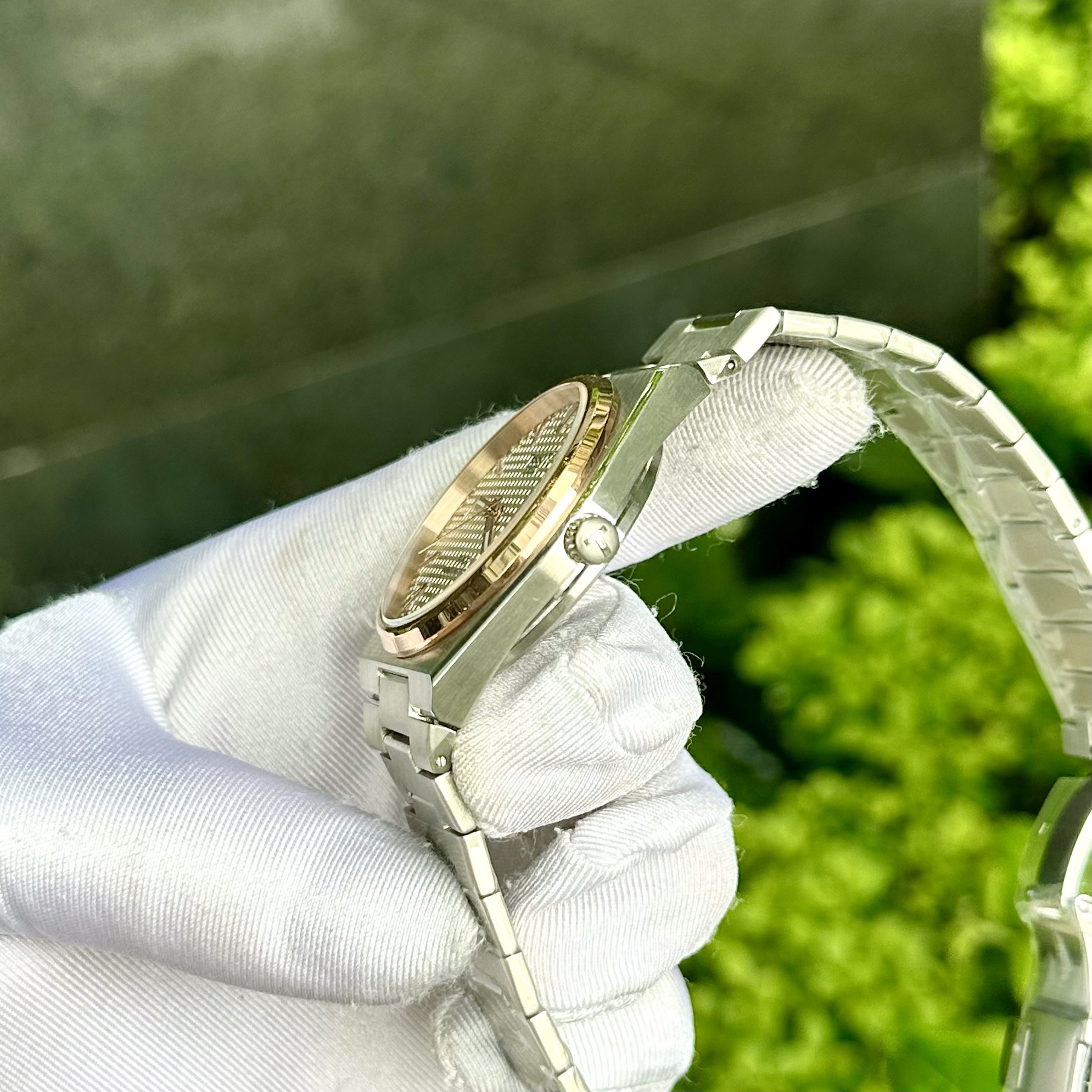 Đồng hồ Tissot 1853 Prx Powermatic 80 nam mặt trắng Super Fake 40mm (6) Đồng hồ Tissot 1853 Prx Powermatic 80 nam mặt trắng Super Fake 40mm