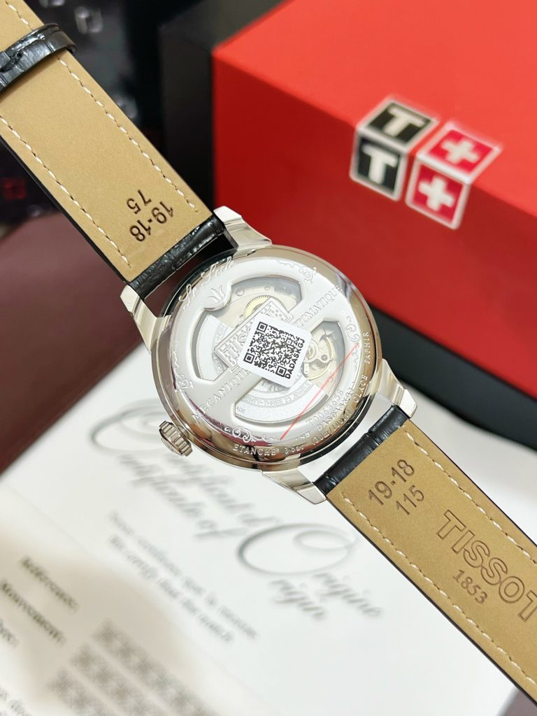 Đồng hồ Tissot 1853 nam mặt đen Fake giá rẻ 39mm