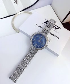 Đồng hồ Tissot Carson Premium nữ mặt xanh Fake giá rẻ 30mm