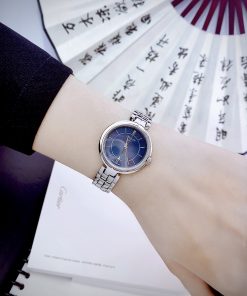 Đồng hồ Tissot Carson Premium nữ mặt xanh Fake giá rẻ 30mm