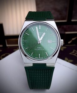 Đồng hồ Tissot PRX Rep cao cấp T80 màu xanh lá cây máy Pin (8)