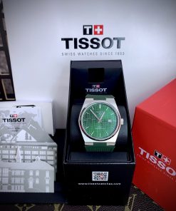 Đồng hồ Tissot PRX Rep cao cấp T80 màu xanh lá cây máy Pin (8)