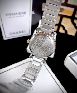 Đồng hồ Versace Petit nữ mặt trắng máy Quartz Nhật Like Auth 28mm