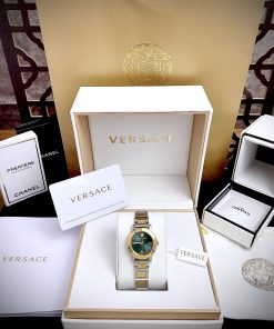 Đồng hồ Versace Petit nữ mặt xanh VE6M00622 Like Auth 28mm